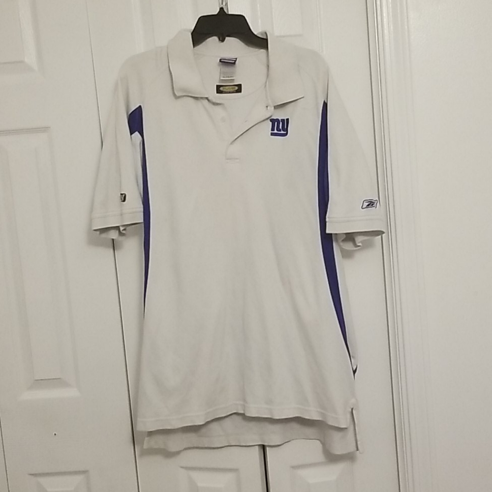 NY Giants team polo moisture quickening